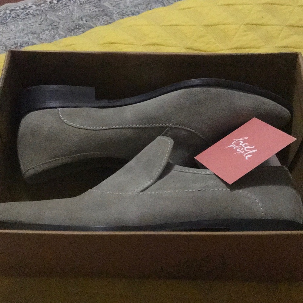 Free People Brady Suede Slip on Loafers